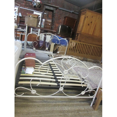 198 - Metal Double Bed Frame