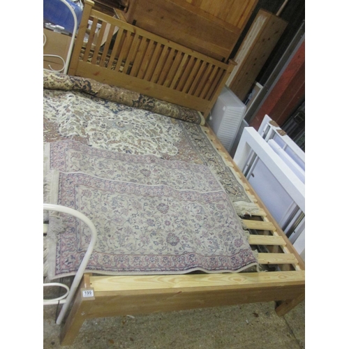 199 - Wooden Double Bed Frame