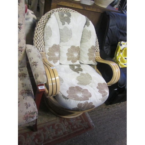 243 - Swivel conservatory chair