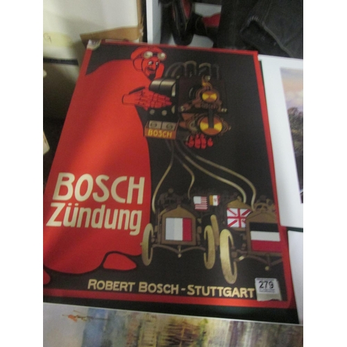 279 - Bosch zundung car poster