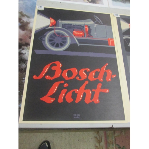 291 - Bosch licht car poster