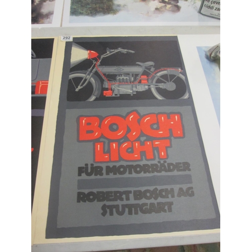 292 - Bosch licht motorbike poster