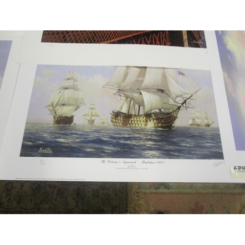 298 - Victorys approach ship print by Barry Price