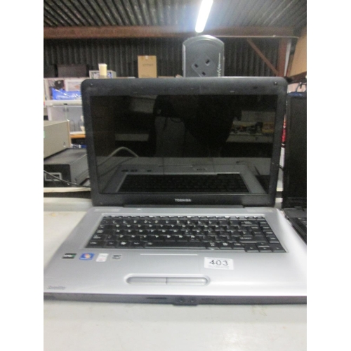 403 - Toshiba laptop