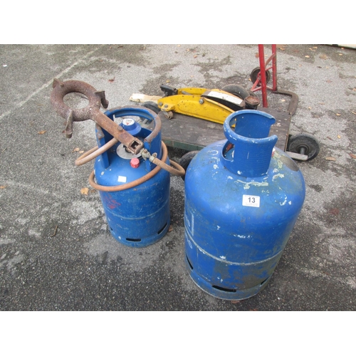 13 - 2 Gas bottles