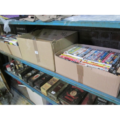 154 - 4 Boxes DVD's etc