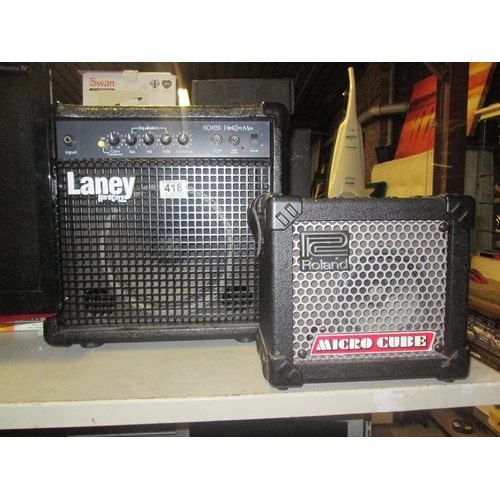 418 - 2 Guitar amps