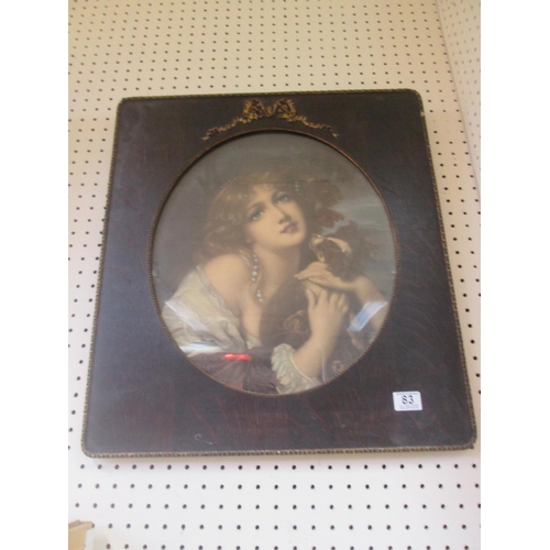 83 - Framed portrait