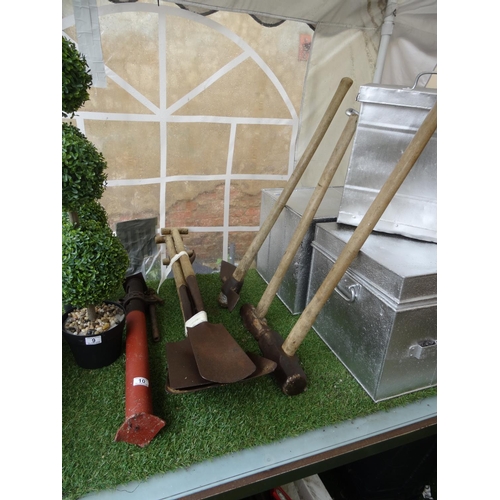 10 - Acro prop, vintage tools etc