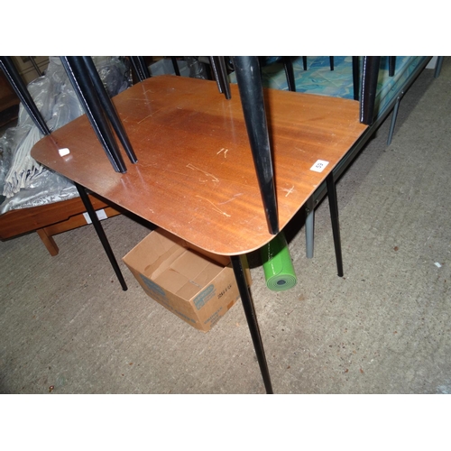59 - Teak top retro table