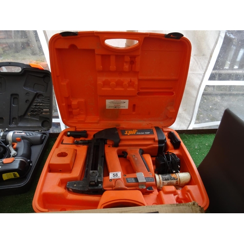 58 - spit pulsa 700p gas nail gun