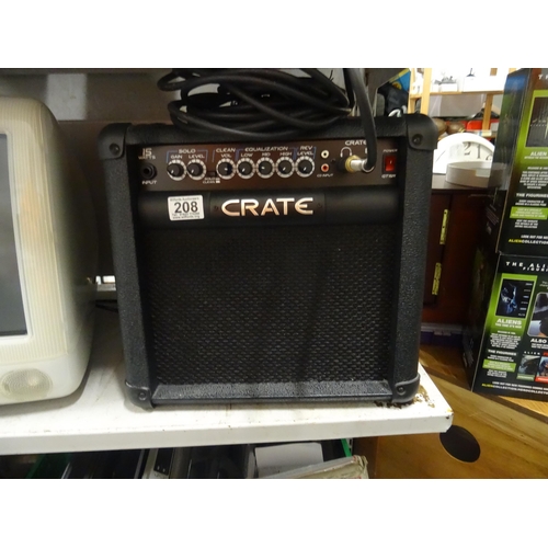 208 - crate guitar amp