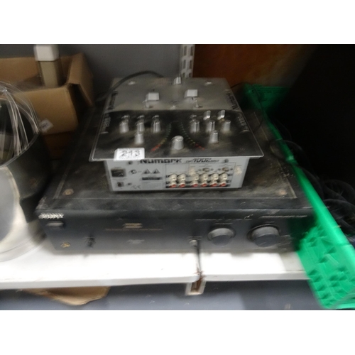 213 - sony stereo amp etc