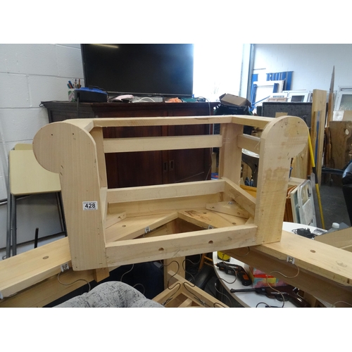 428 - Chesterfield Dog Bed Frame