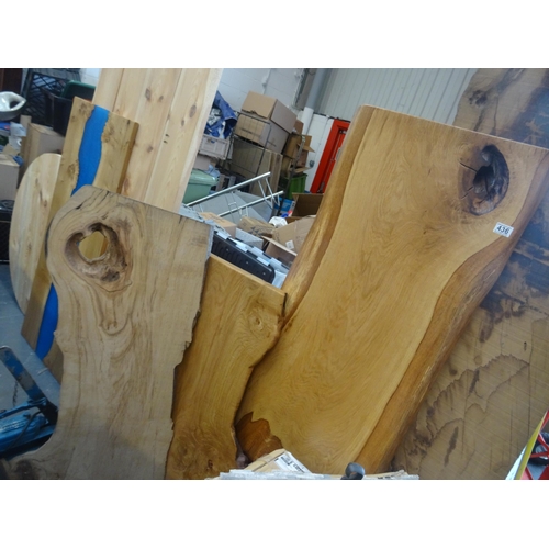 436 - 3 Pieces Oak (Perfect for Resin Table Tops)