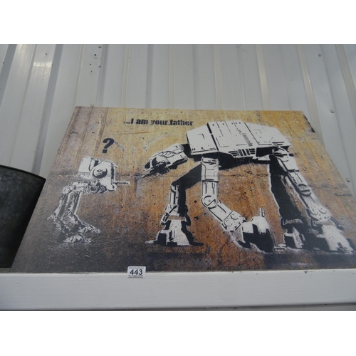 443 - Starwars Canvas Picture