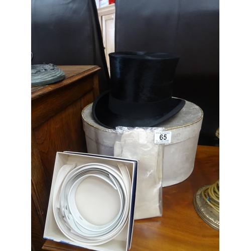 65 - Christys London top hat from Warrick & son