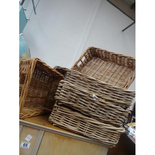 68 - Wicker baskets