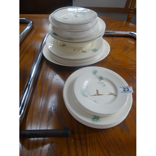 23 - Royal Doulton the topice dinner ware