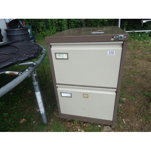 310 - 2 drawer filing cabinet