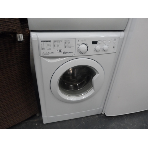 116 - Indesit washing machine