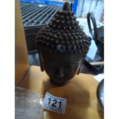 121 - (H 108) Bronzed thai Buddha