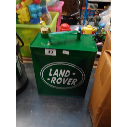 40 - (H 321) Land rover petrol can