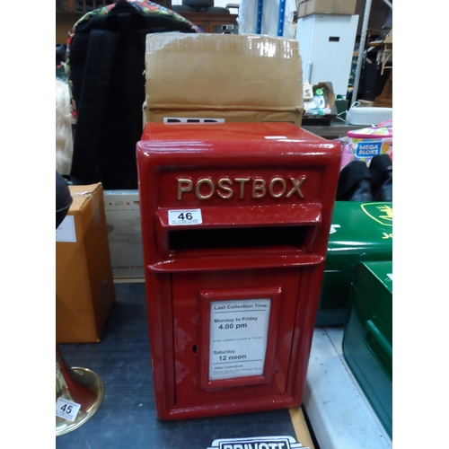 46 - (H 45) Red post box