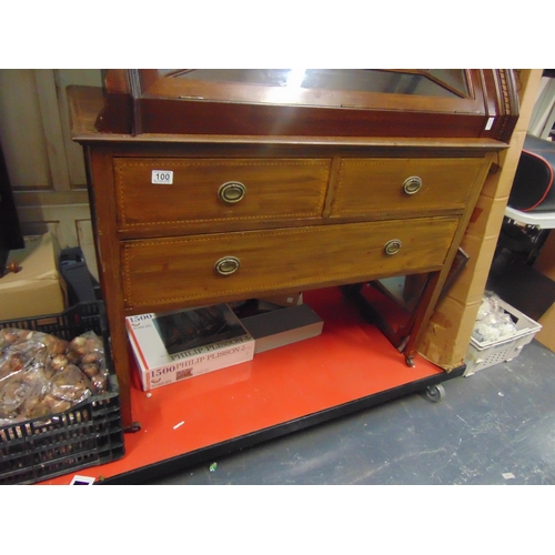 100 - Inlaid dressing chest