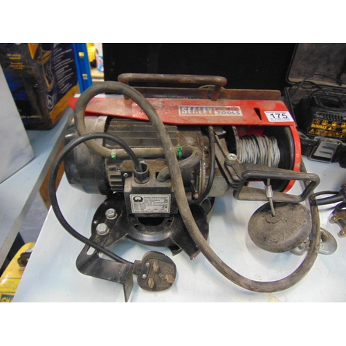 175 - Sealey power tools electric winch.