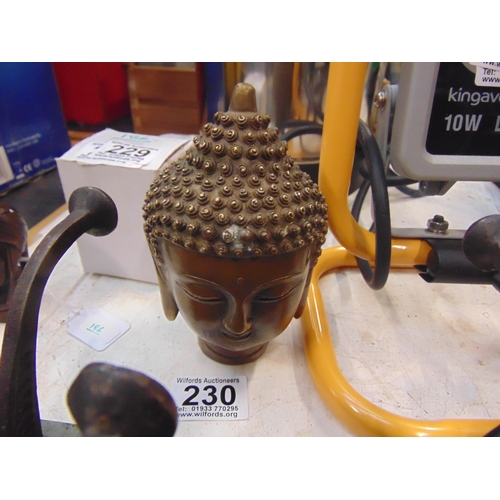 230 - (H 108) Bronzed thai Buddha.....