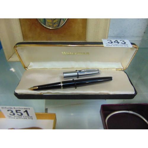 343 - 14k nib waterman fountain pen