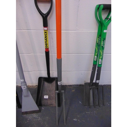 328 - (H 10) 2 Prong fencing fork..