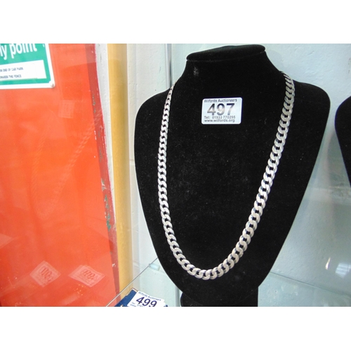 Silver neck chain