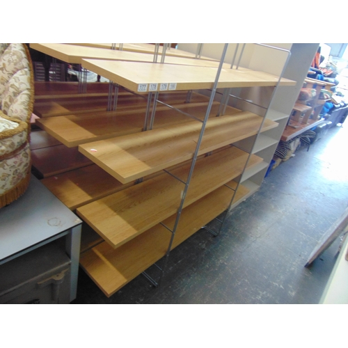 177 - Beech display shelves