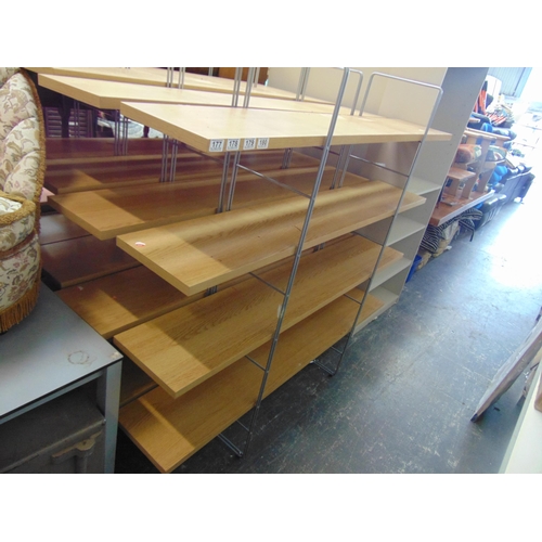 178 - Beech display shelves