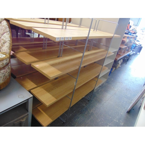 179 - Beech display shelves