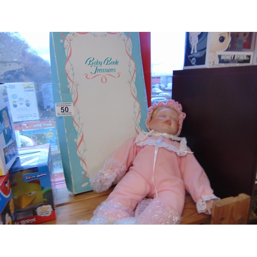 50 - Baby book treasures realistic doll