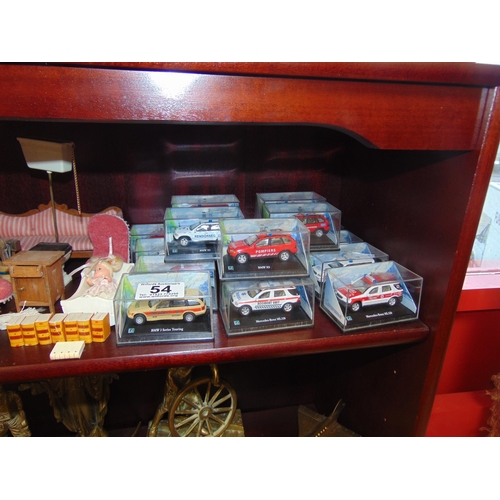 54 - 1:76 scale model cars