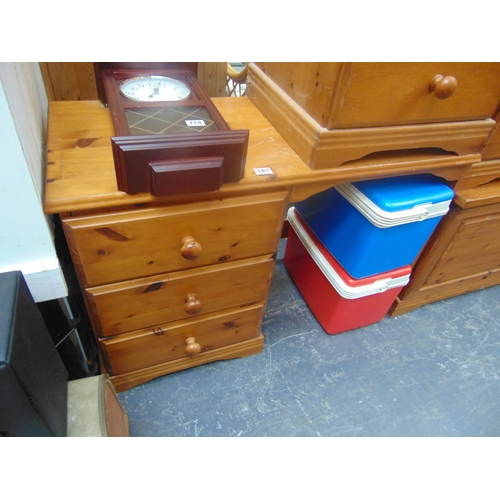 181 - Pine 3 drawer dressing chest