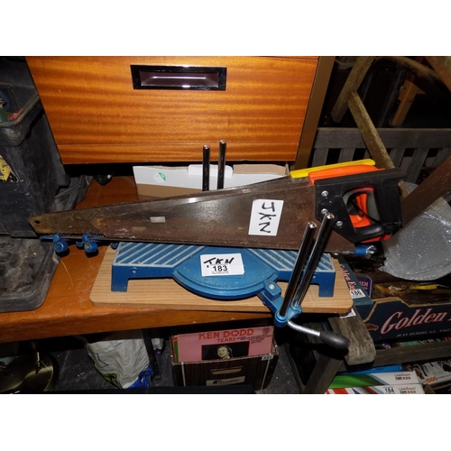 183 - Tile cutter & saws