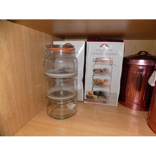 337 - Stackable kilner jars