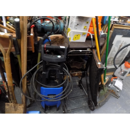 379 - Pressure washer, trolly etc