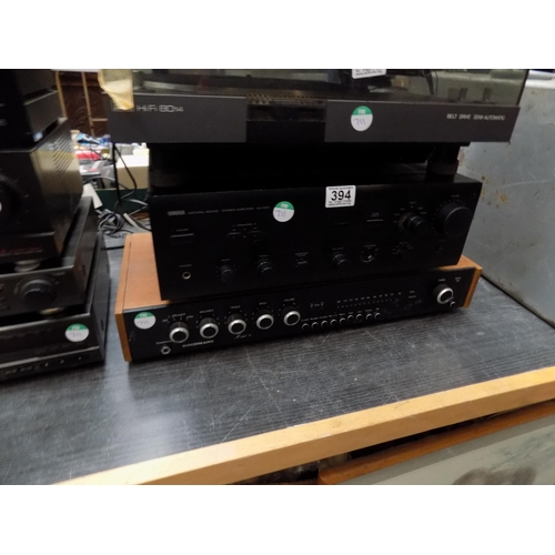 394 - Yamaha AX-570 amp & 1 other