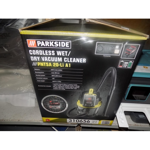 442 - Parkside cordless wet n dry vac