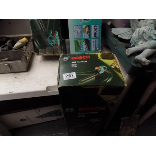 267 - Bosch hedge trimmer