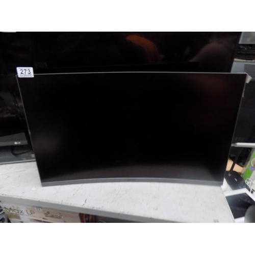 273 - Samsung curve monitor