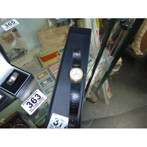 372 - 9ct cased abia wristwatch