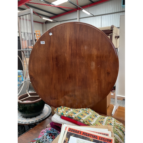 154 - antique tilt top table