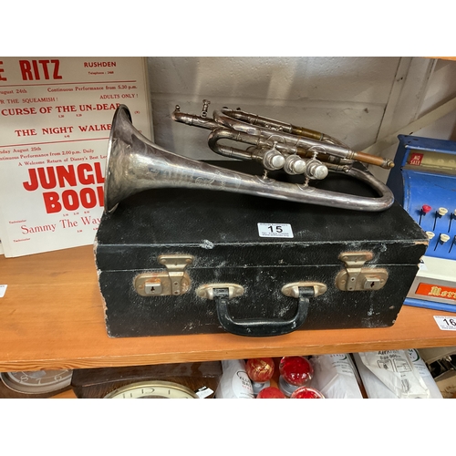 15 - Hawkes & son cornet